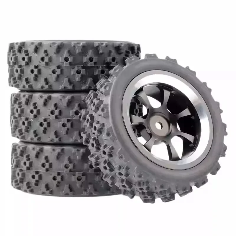 1/10 RC سباق السيارات عجلات رالي الإطارات وعلى الطريق الإطارات 12 مللي متر عرافة ل Tamiya XV01 XV02 TA06 TT01 TT02 PTG2 144001 A959 HPI