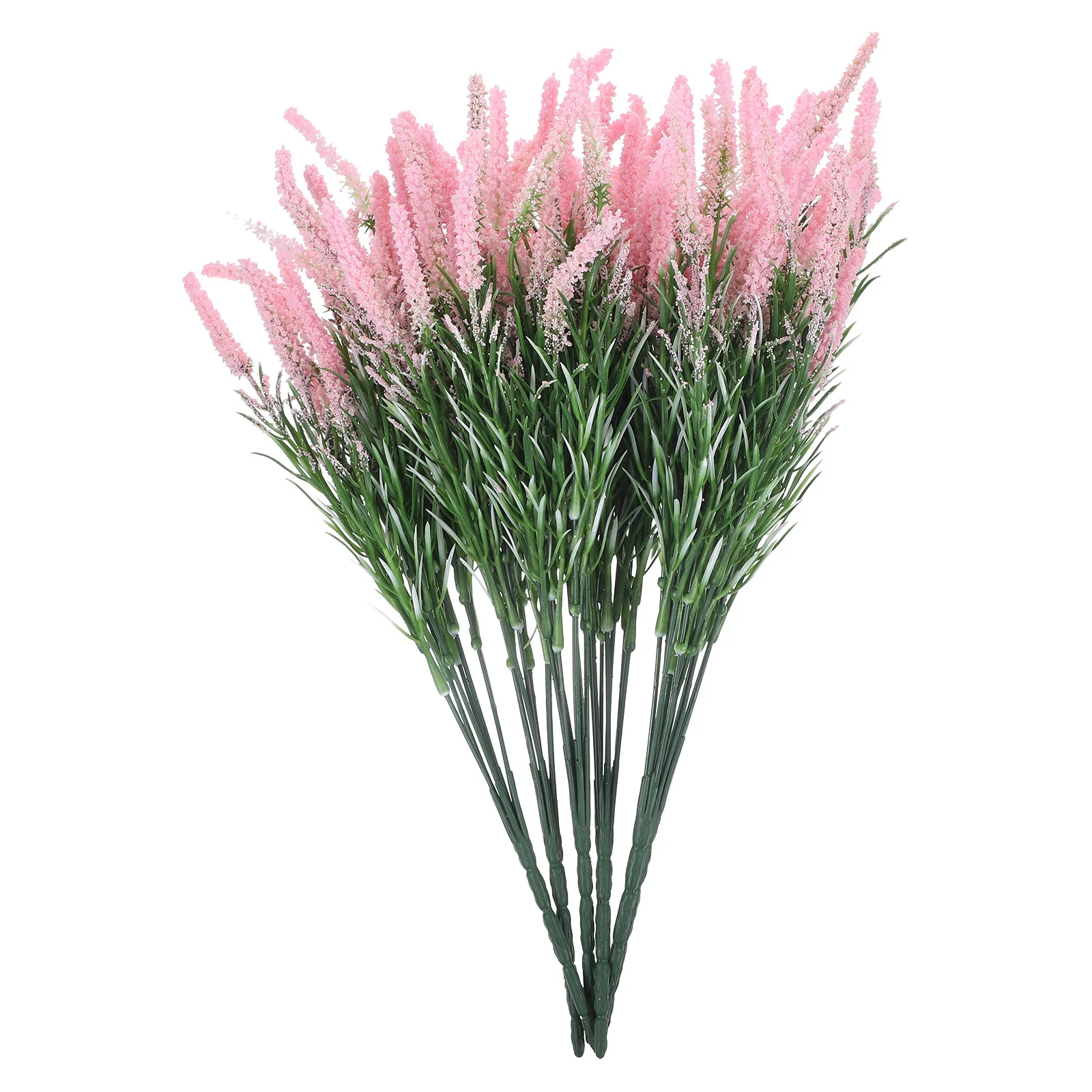 

6Pcs Fake Lavender Flowers Plastic Artificial Plants Realistic Home Wedding Layout Decor DIY Vase Arranging Material