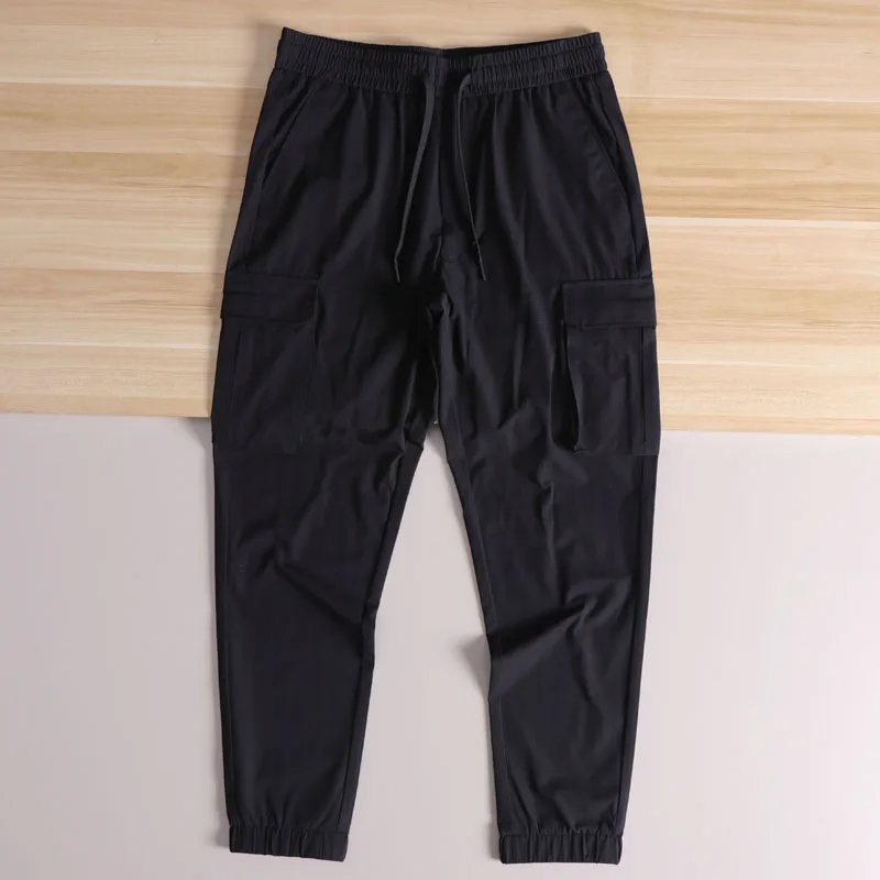 

Четырехсторонние эластичные мужские летние брюки для спецодежды Cool Sensation, дышащие повседневные спортивные брюки свободного покроя с несколькими картами