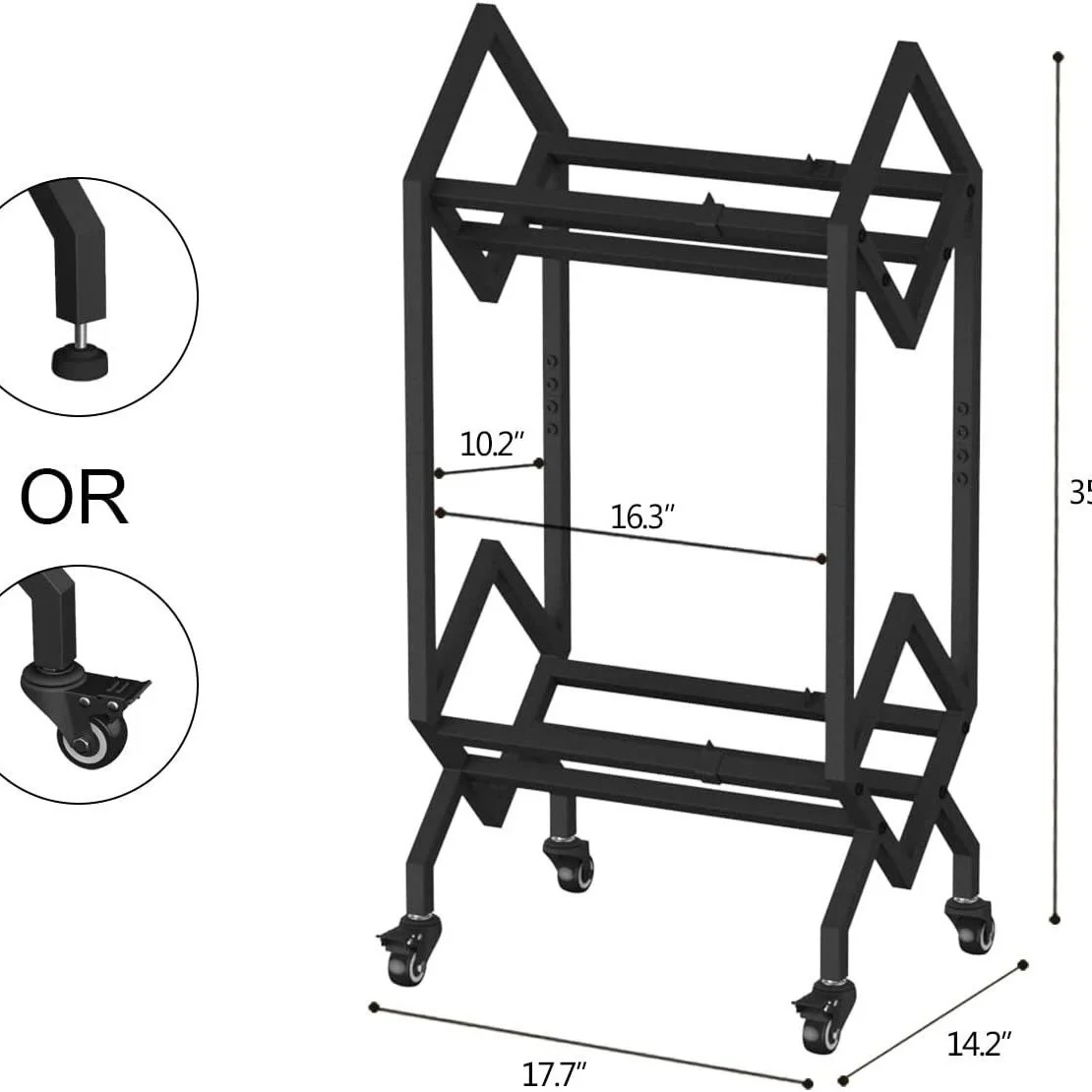 Modern Creative Folding Desktop Bookshelf Double-Tiered Metal Wrought Iron Art Display Vinyl Record CD Storage Rack Magazine