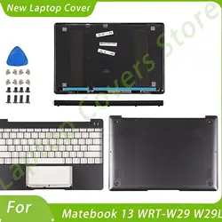 Nuove parti per Matebook 13 WRT-W29 W29L WRTB-WFE9L HN-W19R W19L HN-W29R grigio LCD Cover posteriore Palmrest fondo caso HingeCover Repai