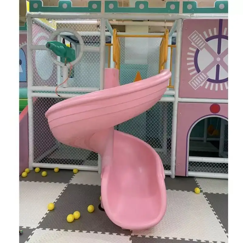 Children's Slide Indoor Outdoor Extended Single Double Spiral Plastic Bucket Splicing Slide Accessories Slide Customization