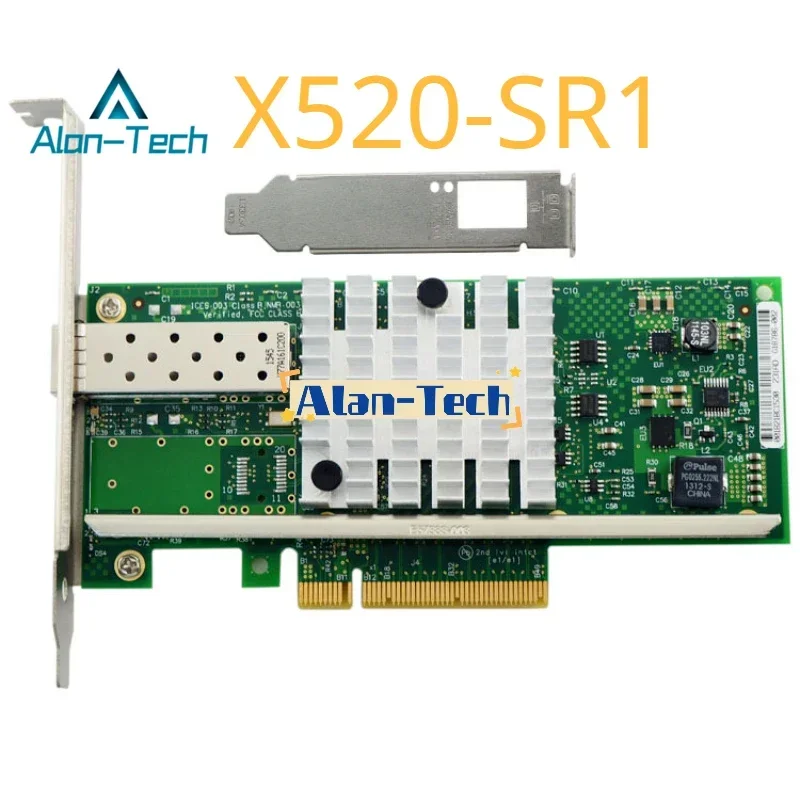 X520-SR1 X520-DA110GBase PCI Express x8 82599 EN محول شبكة إيثرنت بمنفذ واحد E10G41BFSR، SFP غير متضمن