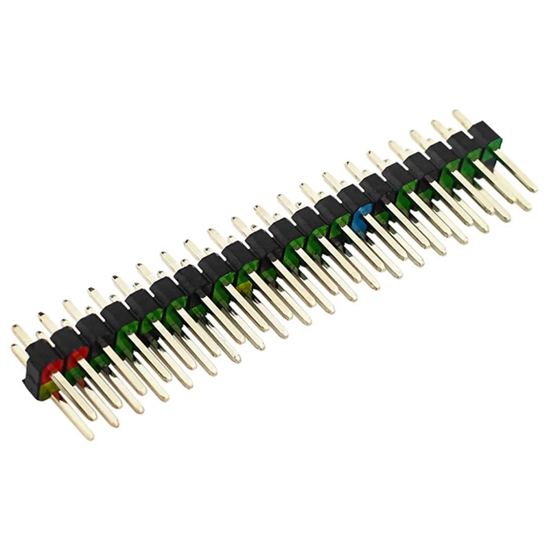 N10R 5 stks 2x20 Pin Mannelijke GPIO Header voor Raspberry Pi Nul Dubbele Rij 20 Pin Mannelijke Pin GPIO Connector Stapelen Header Verlengen