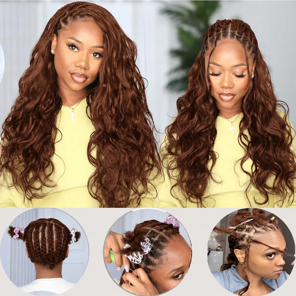 Kahverengi Tığ İşi İnsan Saçı - Crochet Braiding Hair incelemesi ve fiyatı