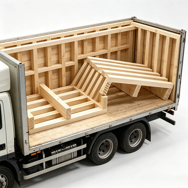 

RC 1/14 LESU Wooden Pallet 2Pcs Accessories for Hydraulic Linder Forklift for Tamiya Tractor Truck for SCANIA Trailer DIY Parts