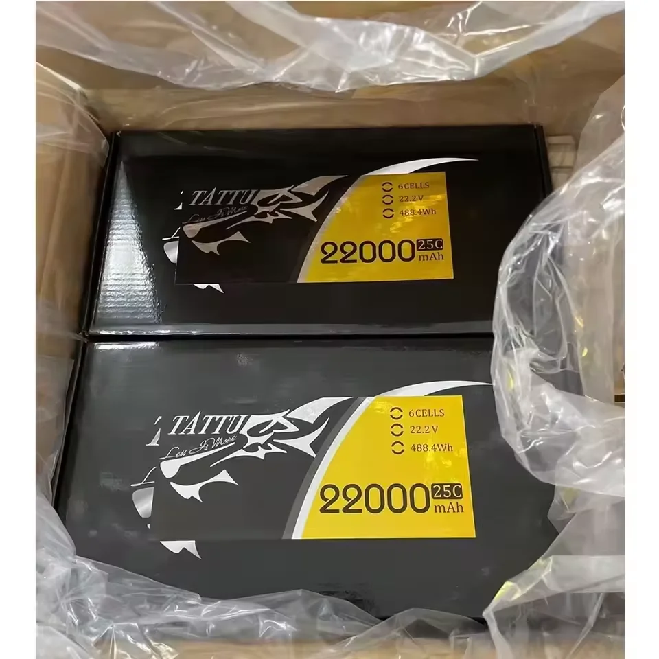 بطارية ليبو جديدة TATTU G-TECH 22000mAh 16000mAh 6S 25C 22.2V للطائرات بدون طيار الزراعية #2