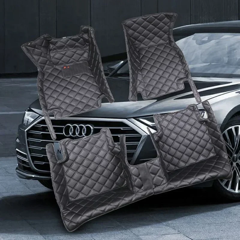 Custom Leather Car Floor Mat Full Set For Hyundai I30 2008 2009 2010 2011 2012 2013 2014 2015 Auto Carpet Interior Accessories