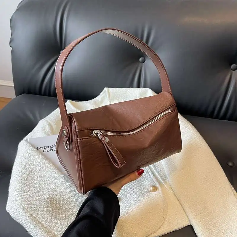 

Large Capaci Women's Crossbody Bag Faionable Vintage Feel Handbag Pillow Design Single oulder Satchel for Everyday Use