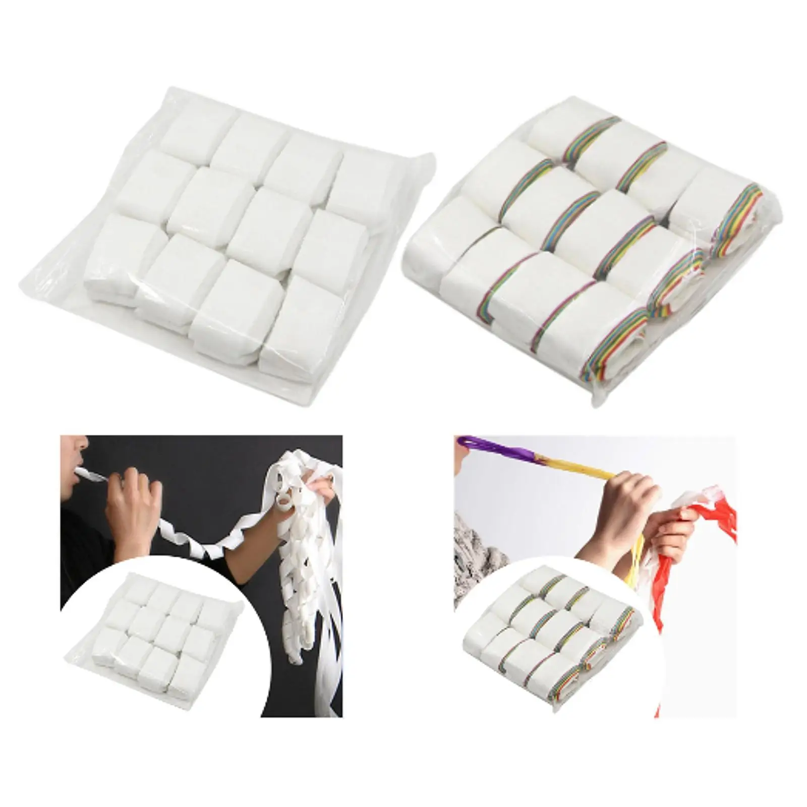 12-delige mondspoelen papier toneelvoorstelling grappig veelzijdig creatief cadeau goochelaar accessoires magische rekwisieten goocheltrucs