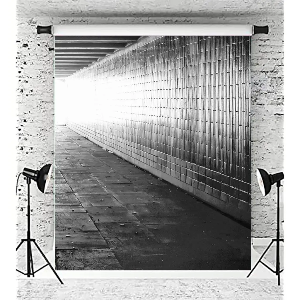 SHUOZHIKE Brick Wall Facula Halo Theme Photography Backdrops Props Dream Retro Indoor Landscape Photo Studio Background RR-01