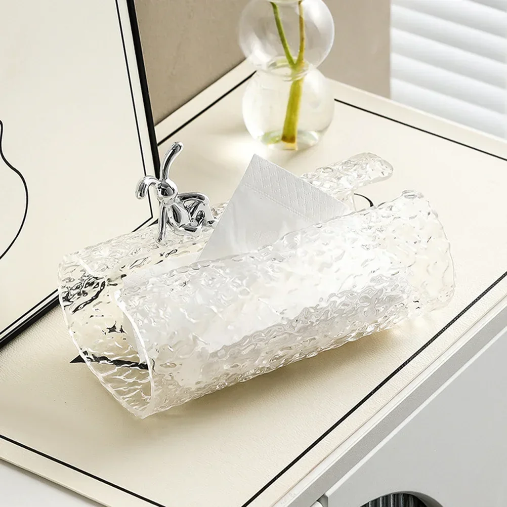 Napkin Towel Dispenser Household Mount Decoration Case Desktop Organizer Holder Container Tissue Paper Wipes Car Storage