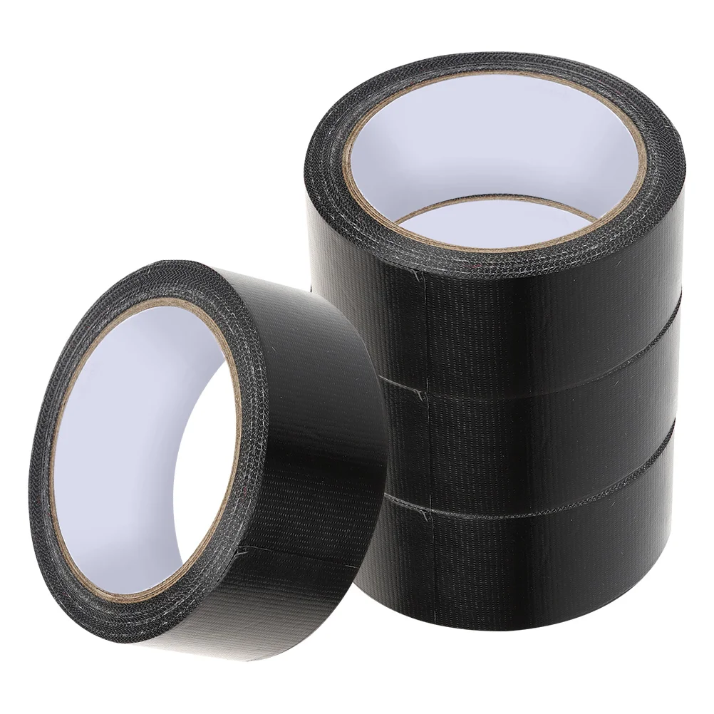 شريط لاصق من القماش المقاوم للماء لإصلاح السجاد شديد التحمل، صناديق تعبئة حرفية سوداء عالية القوة تدوم طويلاً ولا بقايا