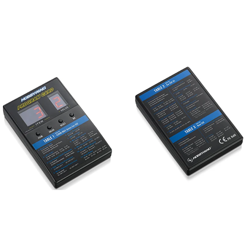 Hobbywing LED Digital Programming Card Suitable for EZRUN QUICRUN SEAKING PLATINUM V1/V2, FLYFUN V5, Skywalker V2
