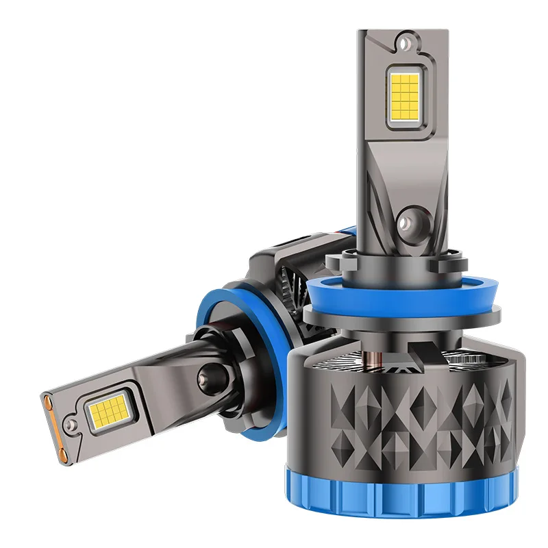 

160W Dual Copper Tube LED Headlights 15000LM Super Bright H4 H7 H11 Car Lights Upgrade Auto Car Accessories