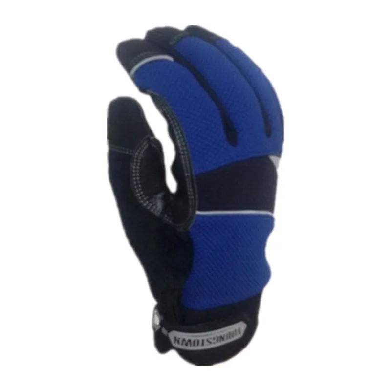 100% waterproof and windproof cut-resistant performance work glove(Large/X-Large,Blue)