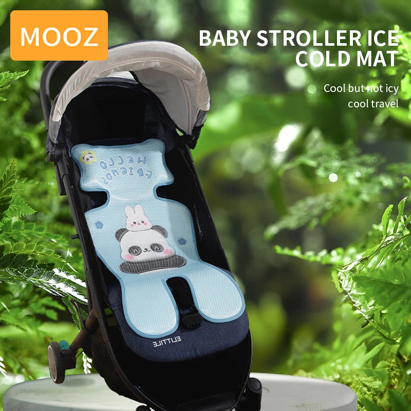 MOOZ bantalan Kereta Bayi, bantalan kursi dorong anak-anak, alas kursi keranjang anak, nyaman, untuk musim panas, umum, lembut