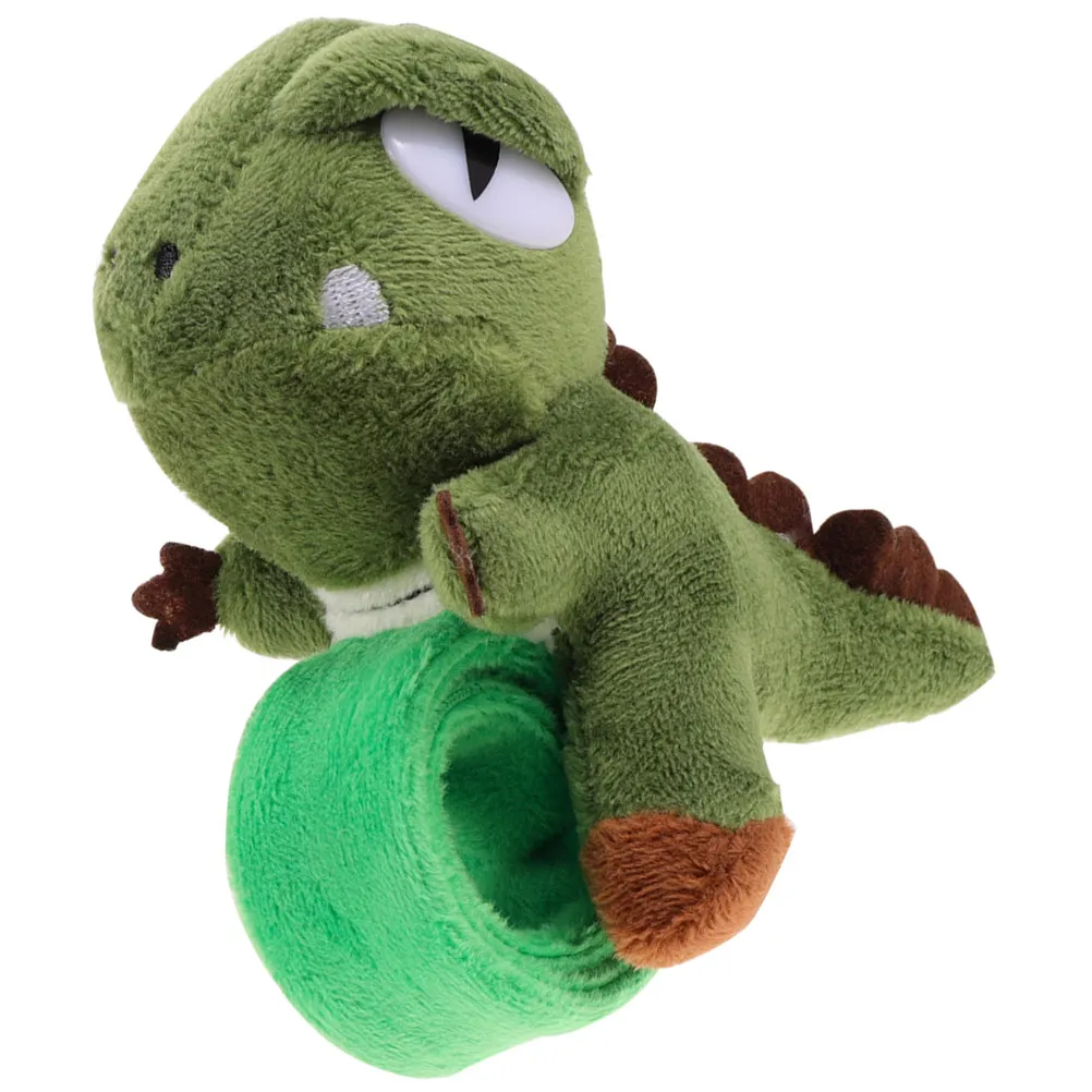 

Dinosaur Slap Bracelet Stuffed Animal Wristband Comfortable Kids Birthday Party Favor Accessories Slap Bracelet
