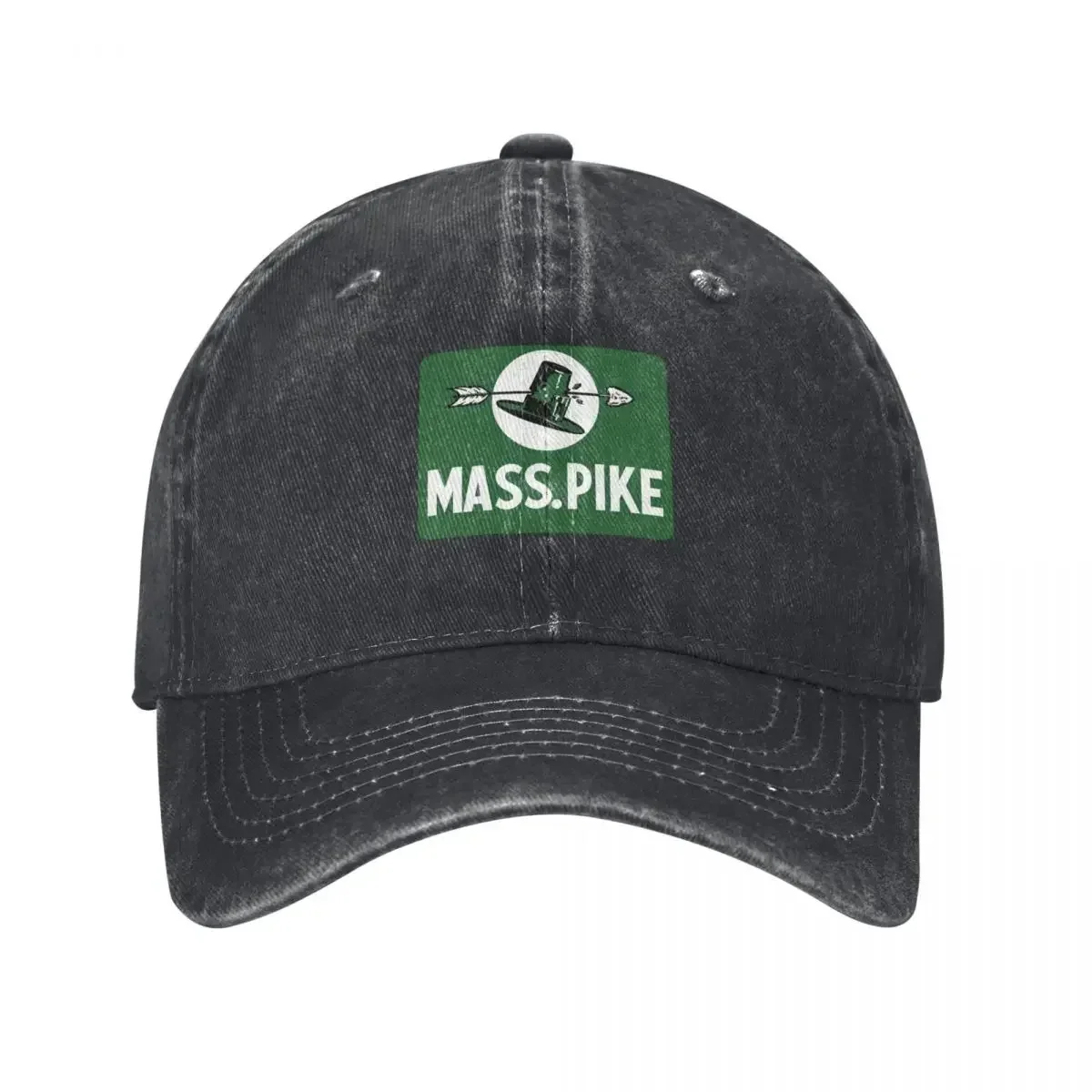 Mass Pike Road Sign with Pilgrim Hat Baseball Cap foam party Hat Mountaineering Women Hats Men's