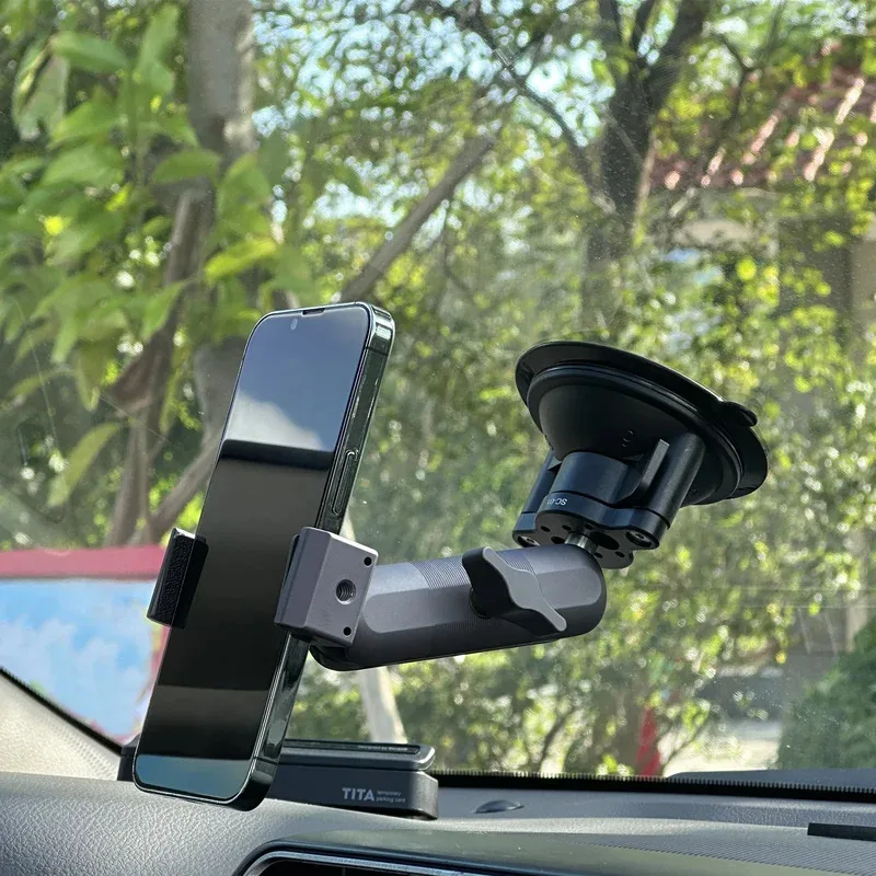 Mobile Phone Holder Car Mount GPS Twist-Lock Composite Suction Cup Base with Ball Vehicle Windshields for RAM Mounts