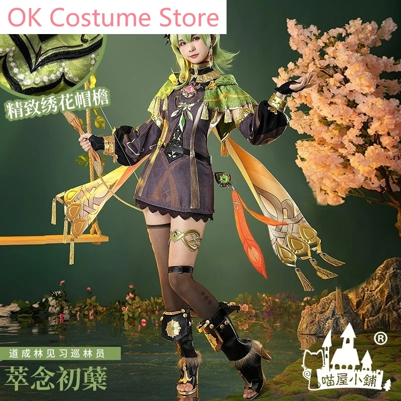 Anime! Genshin Impact Collei Game Suit Sweet Lovely Dress Uniform Cosplay Costume Halloween Party Role Play Outfit Women