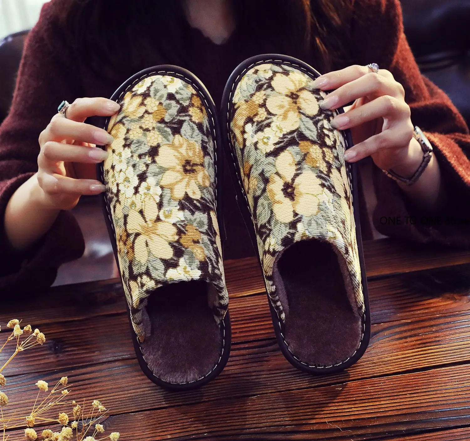 2026 زوجين أربعة مواسم المنزل داخلي صامت وكتم نسيج القطن الخالص وحيد نعل ناعم غير ضار شبشب أرضيات من الخشب الصلب #5