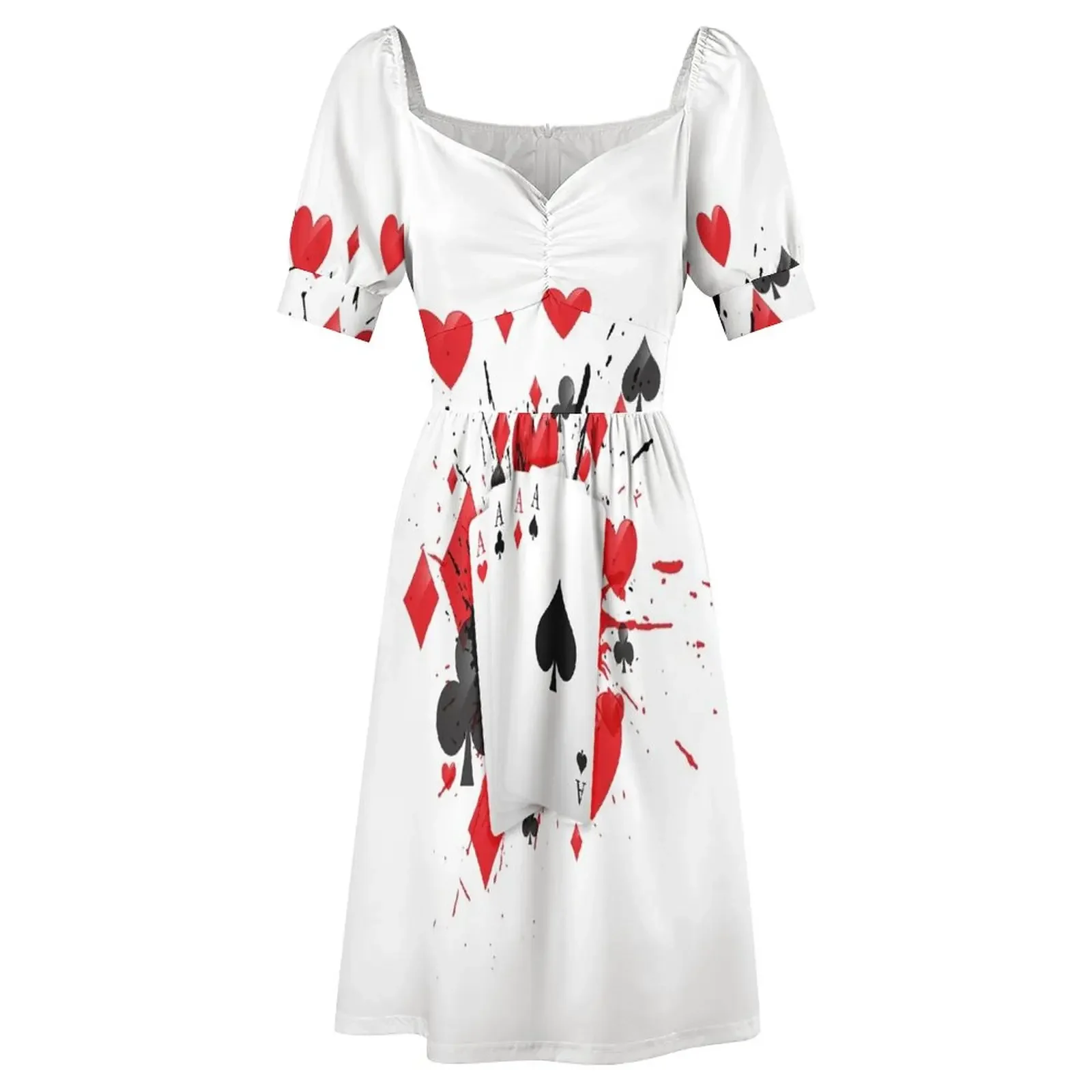 Poker cards for the players Classic T-Shirt Short-Sleeved Dress dresses for special events fairy dress