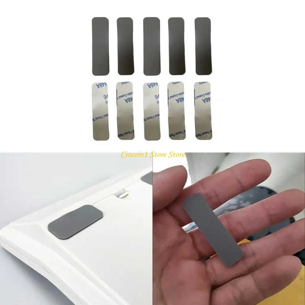 

A3pc 10pcs нижняя крышка резиновые полоски ноги для ног для клавиатурных досок овальные коврики.