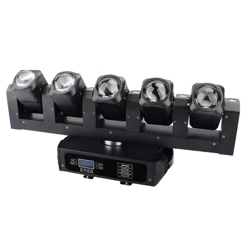 

5 Head Moving Head Beam Light Bar, Multi Beam LED Stage Lighting Fixture For Concert, Event And Professional Shows