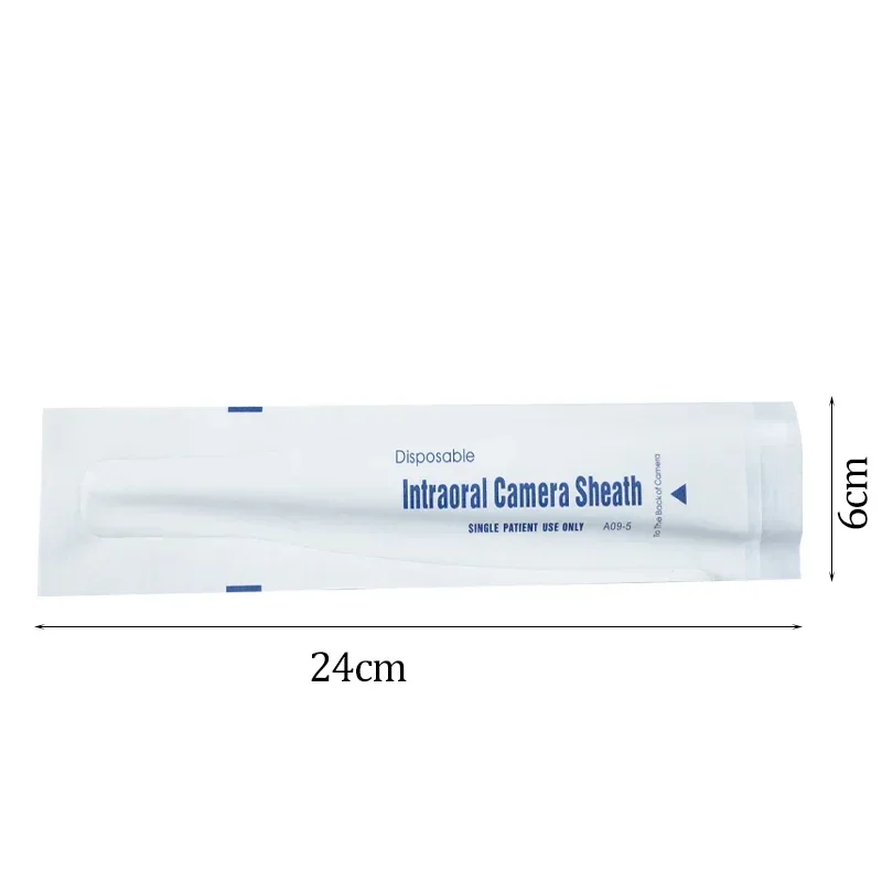 100Pcs/box Intraoral Camera Sheath Disposable Endoscope Protective Film Sleeves Lab Dentista Materials Tools