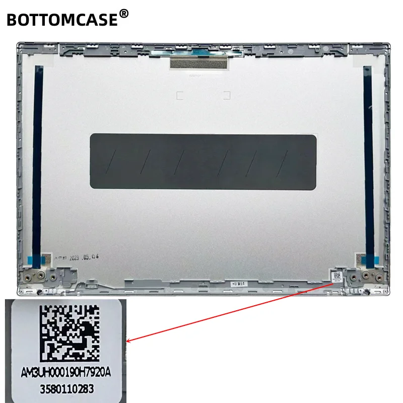 Tampa traseira LCD para acer aspire 5, a514-55-578c, a514-55g, am3uh000140, am3uh000170, am3uh000190, novo