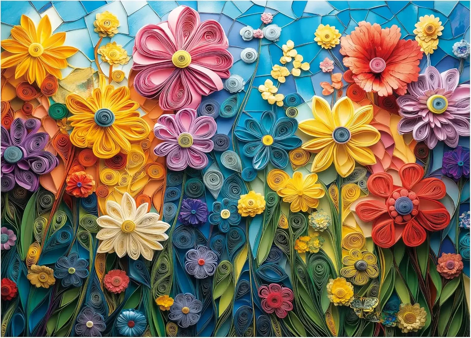 

Пазлы с морем цветов, 1000/500/300 шт., сложные семейные игры для геймера, спальни, гостиной, подарок на вечеринку