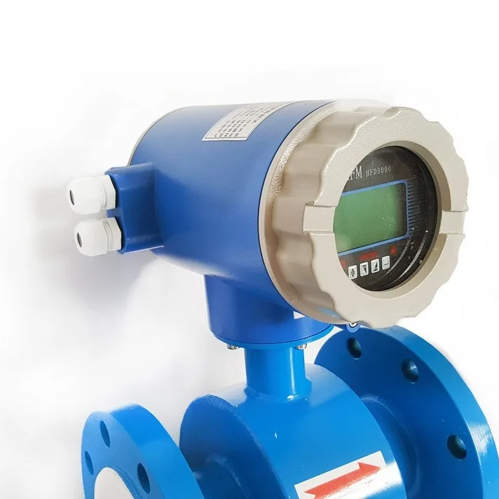 Intelligent electromagnetic flowmeter, waste cement slurry flowmeter, strong alkali and strong acid flowmeter