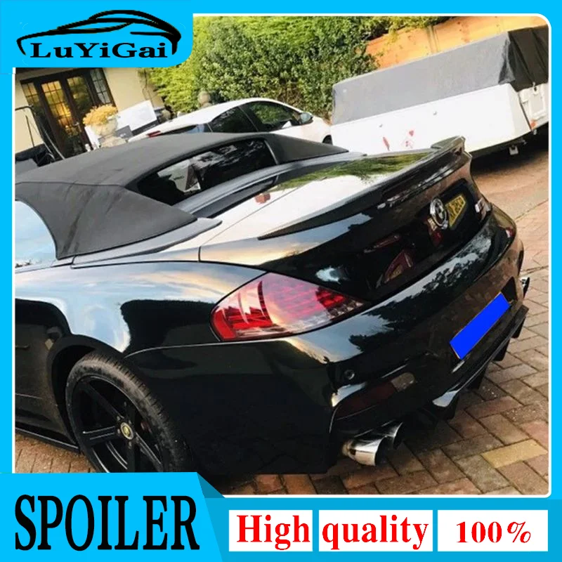 

Спойлер для BMW 6 серии E63 E64 2004 2005 2006 2007 2008 2009 из углеродного волокна, заднее крыло, заднее крыло, автомобильный Стайлинг