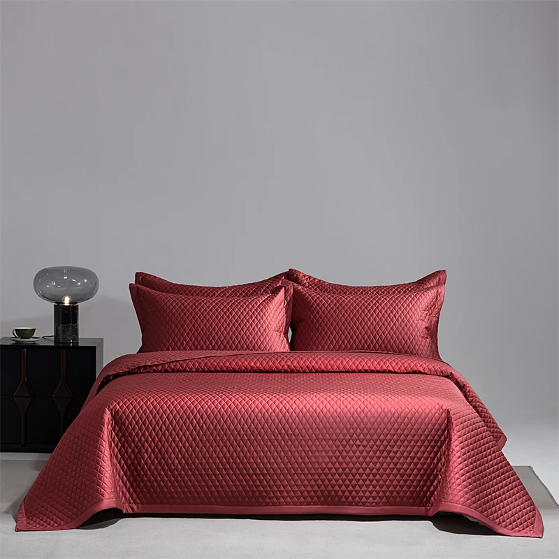 1000TC Egyptisch katoen luxe gewatteerde sprei, Queen King Size, Bedovertrek, Matras Topper Sprei, Laken, Kussenslopen
