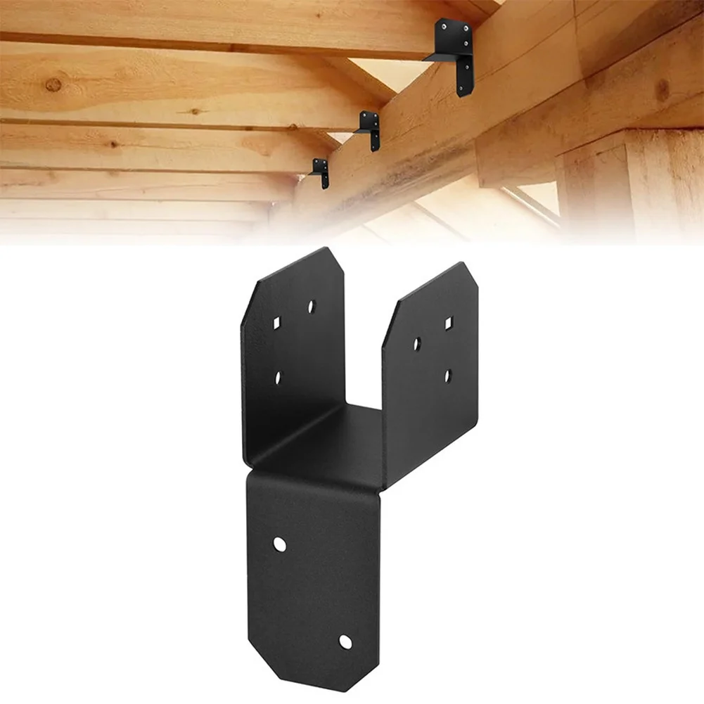 Joist Hanger for Beam Anchoring in For Wood Frame Pergola Deck Fence Gazebo Barn Playground Constructed from Q235 Steel