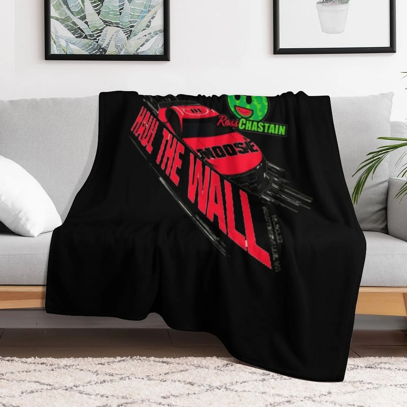 Ross Chastain Haul The Wall Hail Melon Throw Blanket