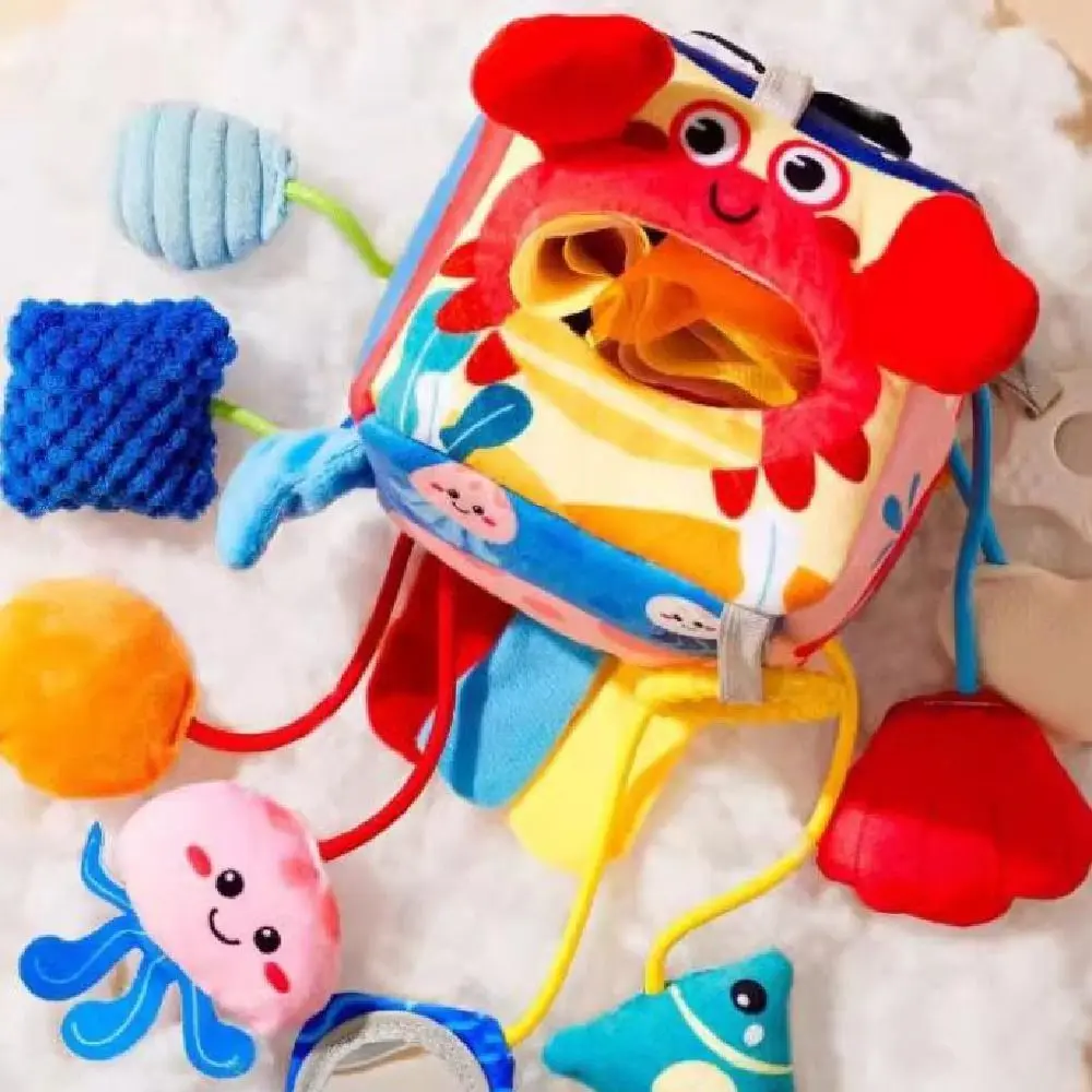 chocalhos-criativos-de-animais-para-bebes-brinquedo-sensorial-macio-em-formato-de-caranguejo-confortavel-ao-toque-mordedor-com-corda-para-puxar-para-bebes-de-0-a-1-ano