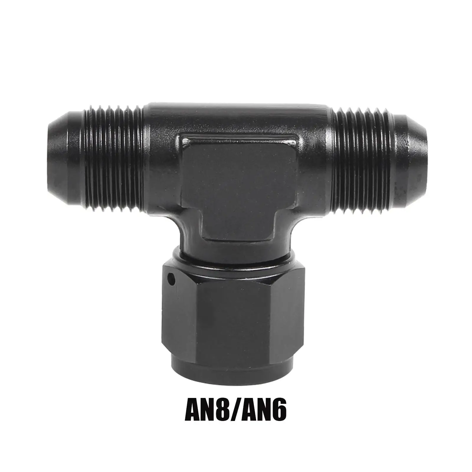 Vehicle Fuel Hose Fitting Adapter High Strength Anodized with A Female Swivel On Side Fitting Tee Adpter