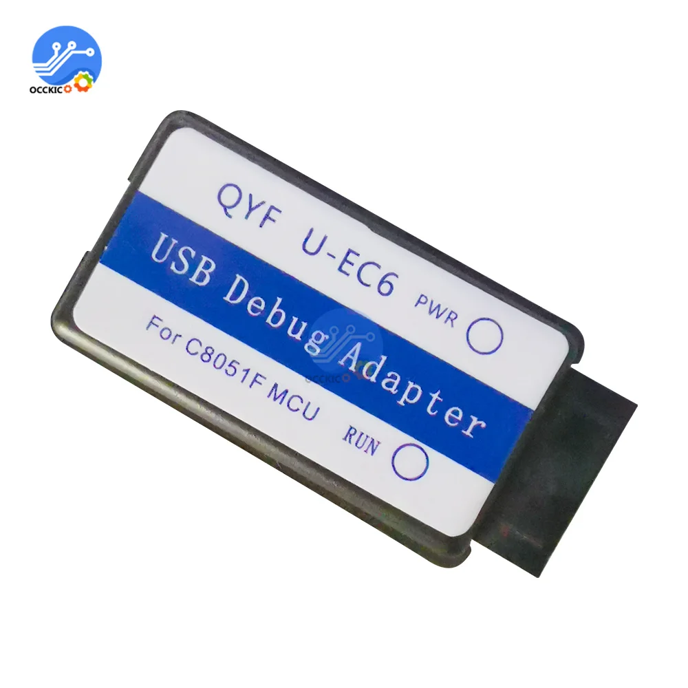 C8051F emulatore Downloader Programmer JTAG/C2 U-EC6/U-EC5/EC3 adattatore di Debug USB 3.3V-5V C8051F00 C8051F3 con cavo