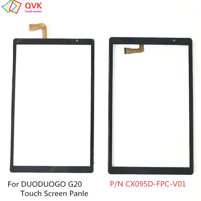 

10.1 inch Glass Black For DUODUOGO G20 Kids Tablet PC capacitive touch screen digitizer sensor glass panel CX095D-FPC-V01 G20