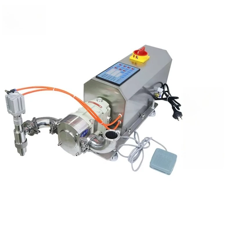 Venta caliente semiautomática de alta viscosidad mayonesa miel salsa de chile máquina de llenado de pasta de vidrio con 5-50000Ml