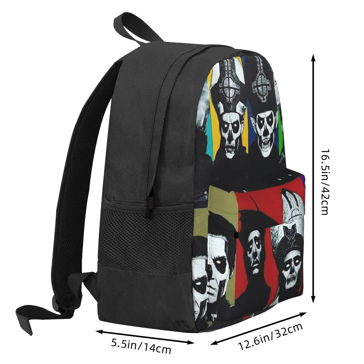 Ghost B.C. Band Backpack Student BookBag Kids School Bag Laptop Shoulder Bags for Men Women