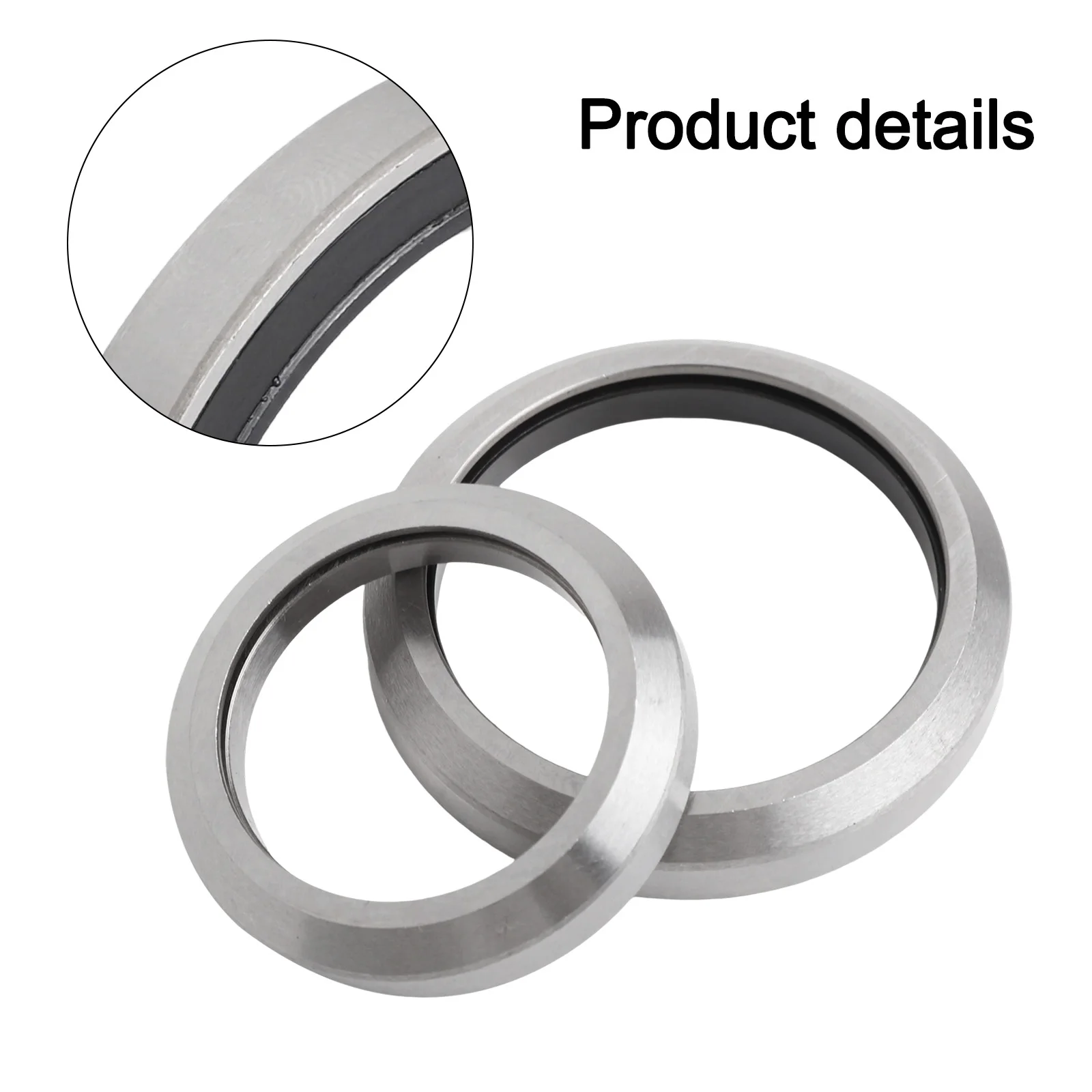 Bike Beaings 2pcs 2x ACB518K/MH-P08H8 Bearings For Excalibur For Fenix For Ridley Noah Headset Set Druable Use