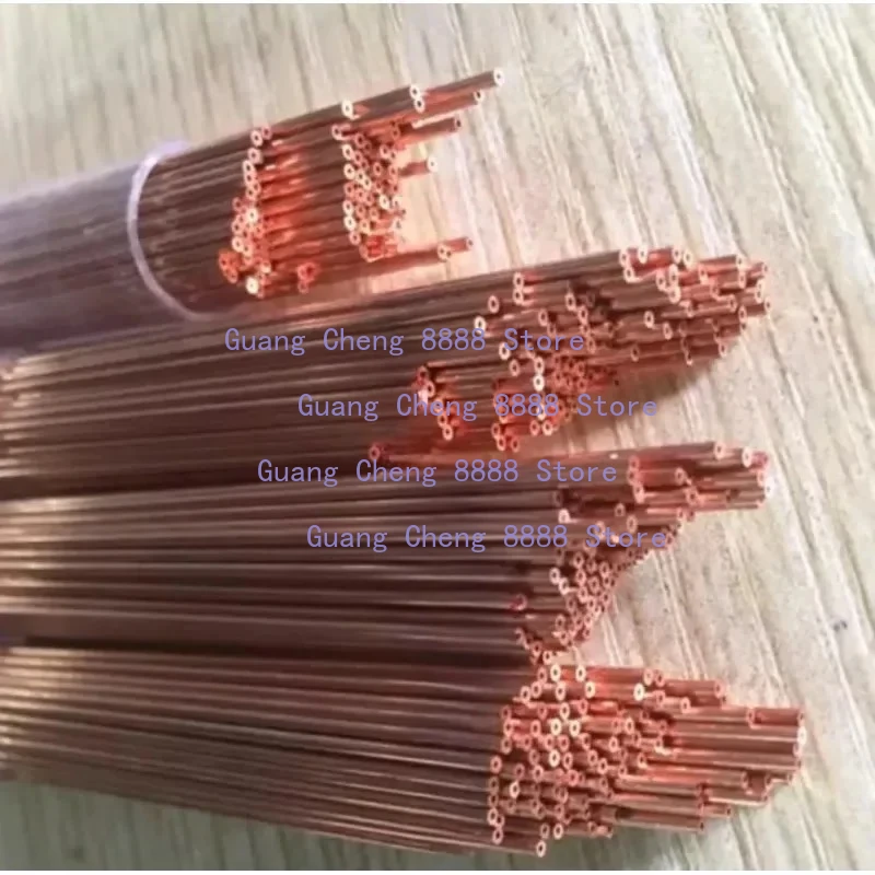 

Трубка с одним отверстием OD0.4-3.0 Медная трубка Медная электродная трубка, медная труба электроэрозионной дрели L = 500 мм, электроды электроэрозионной обработки