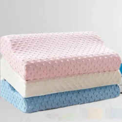 50*30cm Bamboo Fiber Pillow Slow Rebound Health Care Memory Foam Pillow Memory Foam Pillow Orthopedic Pillows Support NeckRelief