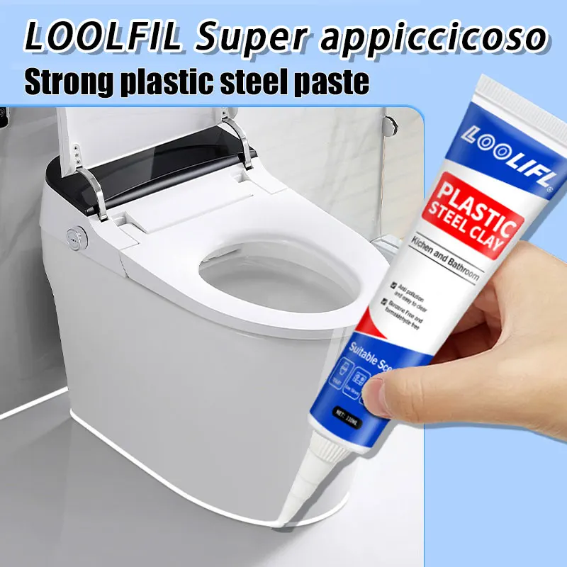 LOOLIFL 110 ml 1–3 Stück PVC-Schlamm, wasserdichter Epoxidkleber für Küche und Bad,