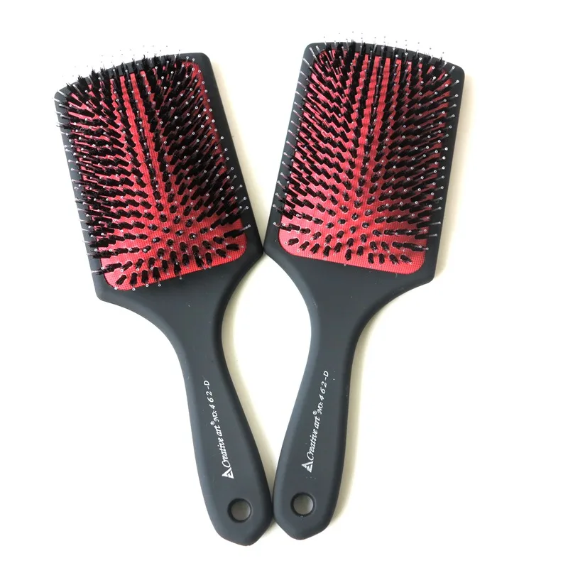 

2pcs Professional Square Paddle Hair Brush Healthy Cushion Scalp Massage Comb for Hair Extension