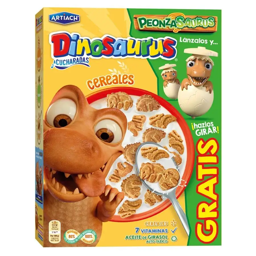 PACK de 6 - ARTIACH Dinosaurus Galletas a Cucharadas 320gr