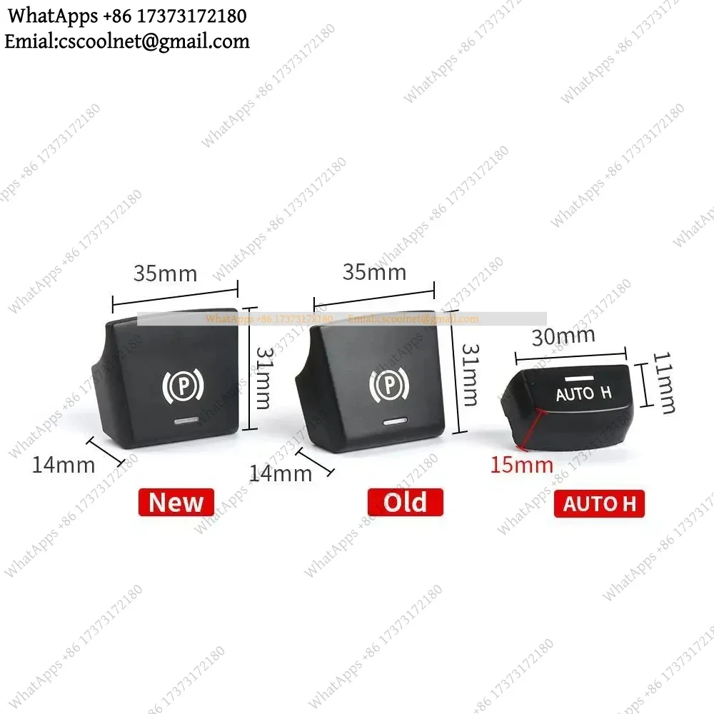 Car Handbrake Parking Brake P Button Switch Cover For 5 6 F01 F02 F07 F10 F11 F18 F30 520 523 730 2010-2018